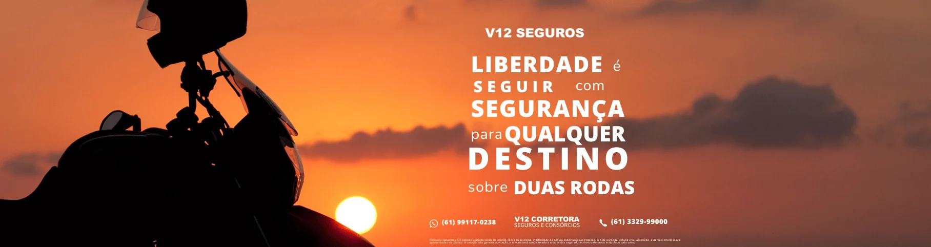 V12 SEGUROS É A SUA MELHOR OPÇÃO!